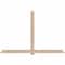 Ekena Millwork Eugene Smooth Timber Gable Bracket, Douglas Fir, 108"W x 72"H x 5 1/2"D x 5 1/2"F, 16/12 Pitch GBW108X72X0606EUG00SDF - alternate 1